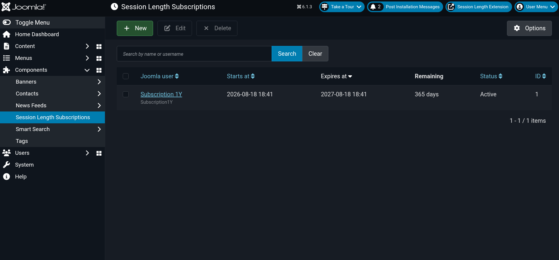 Subscriptions Done
